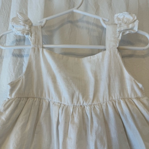 Rachel Zoe White Cotton Dress Floral Trim 18 Months - Picture 6 of 8
